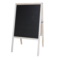 Flipside Products Marquee Easel, Natural Hardwood, White Dry Erase/Black Chalkboard, Menus, Announcements, Restaurants, Coffee Shops, Sale